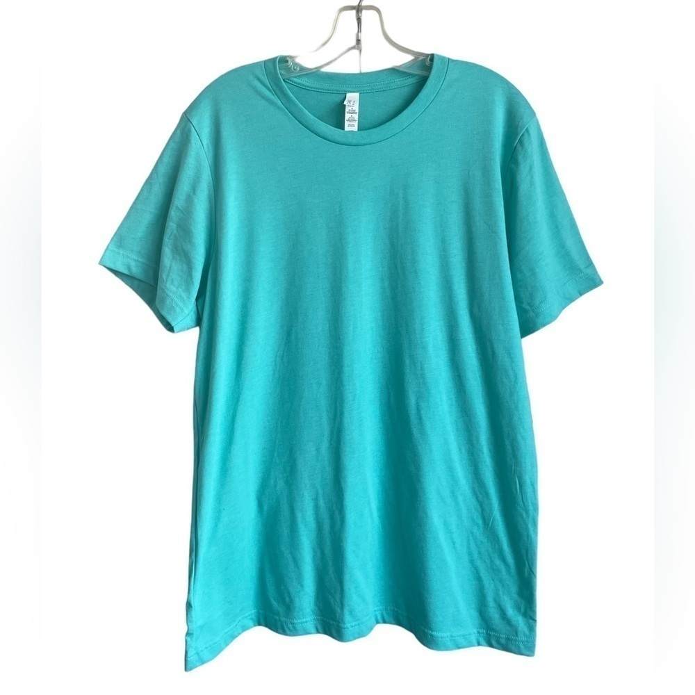 Bella Canvas Turquoise vibrant Shirt size large new without tags